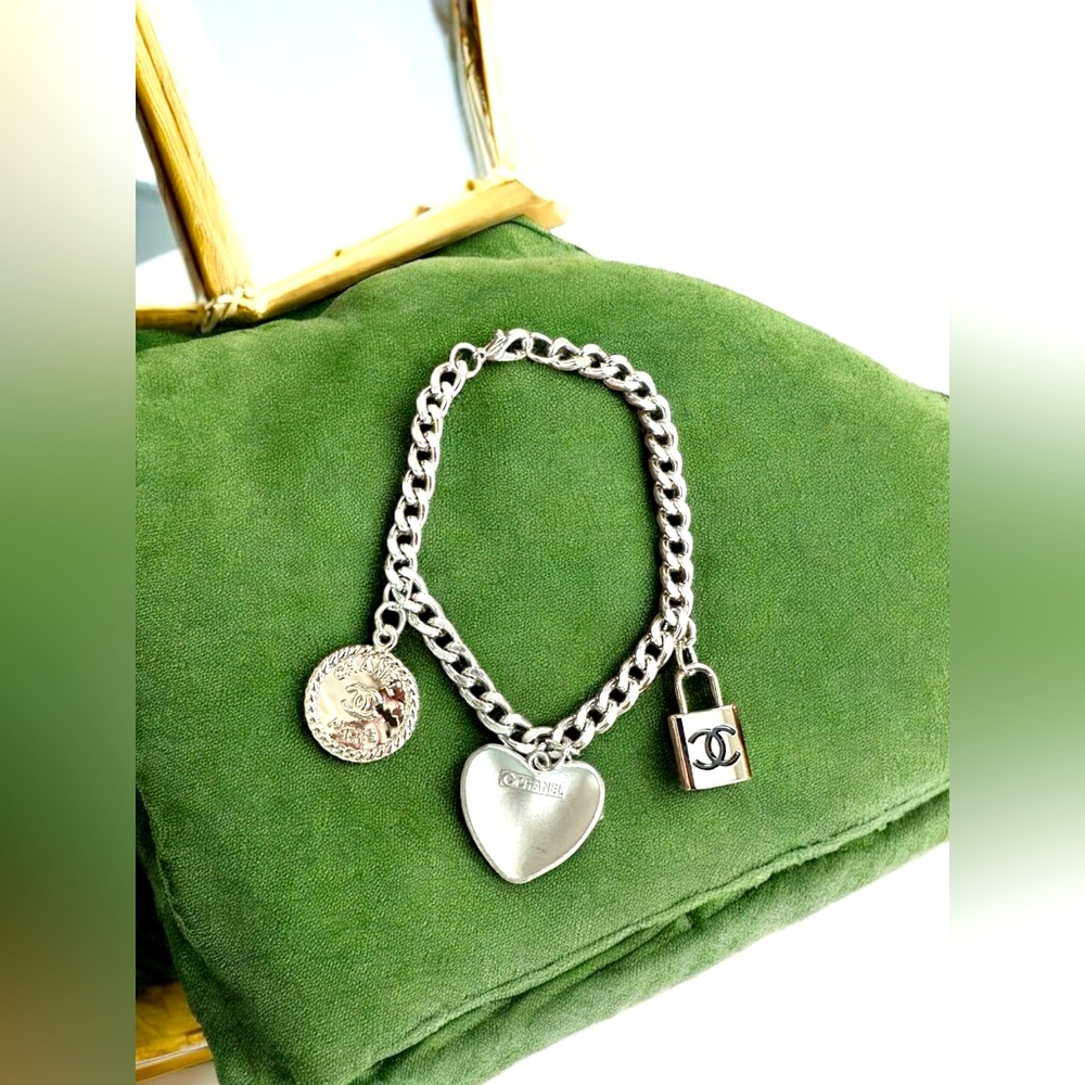 Silver Zipperpull Customizable Bracelet - Picture 2 of 2